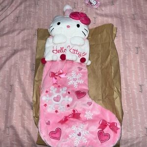Hello Kitty Christmas Plush Stocking